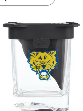 Fort Valley State University Wildcats‎ 10 oz Ice Wedge Glass FVSU HBCU